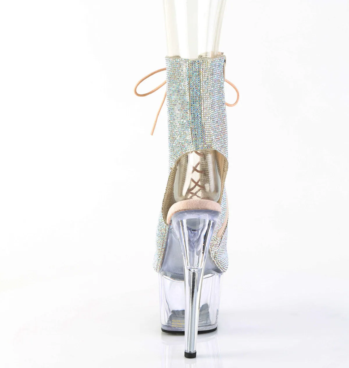 Adore 1016C-RS Platform 7" Heel Fringe Upper Ankle Boots-Direct