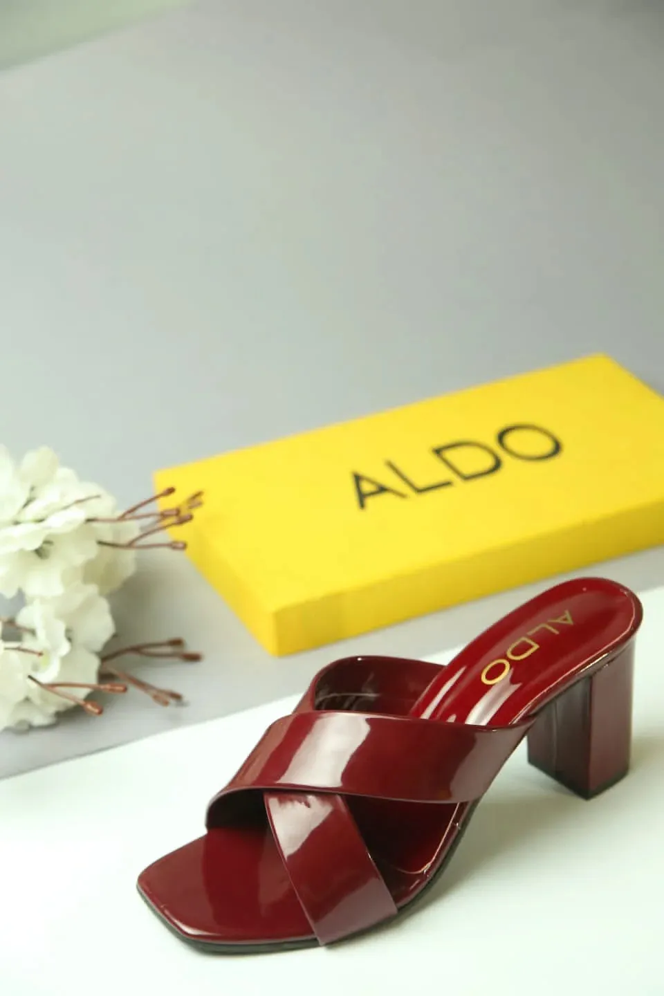 ALDO BLOCK HEEL BOSS LADY SANDALS