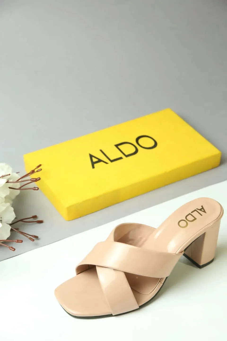 ALDO BLOCK HEEL BOSS LADY SANDALS