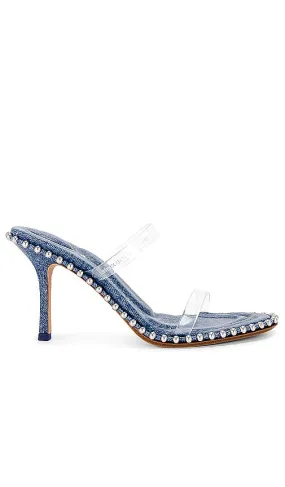 Alexander Wang Nova 85 Slide Sandal in Blue