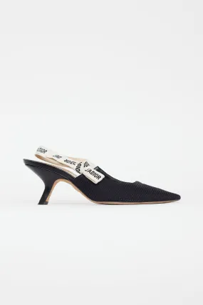 Black J'Adior Slingback Heel