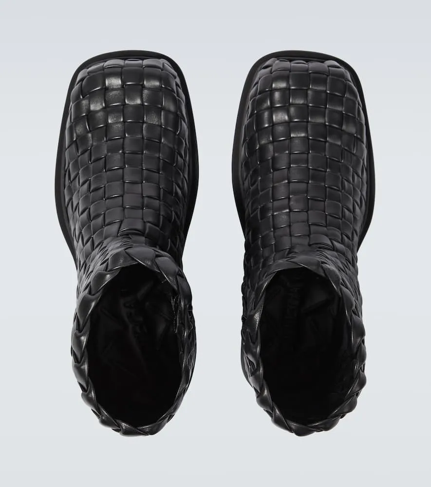 Bottega Veneta Ben leather ankle boots