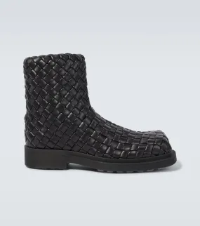 Bottega Veneta Ben leather ankle boots