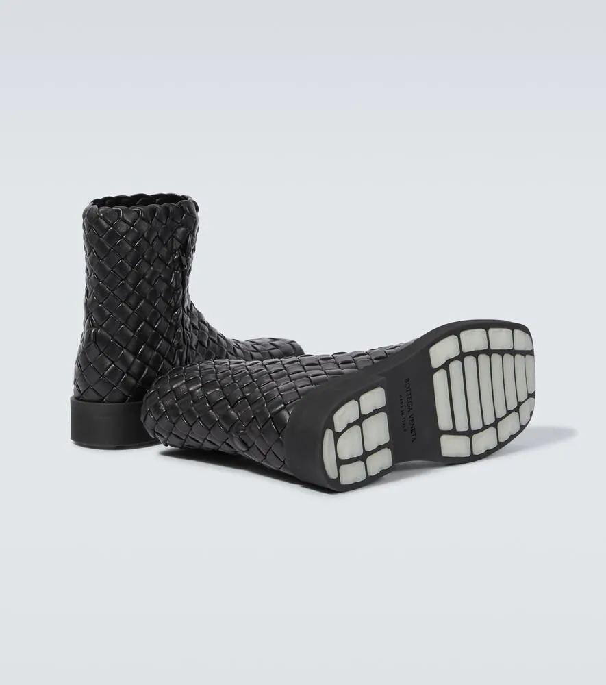 Bottega Veneta Ben leather ankle boots