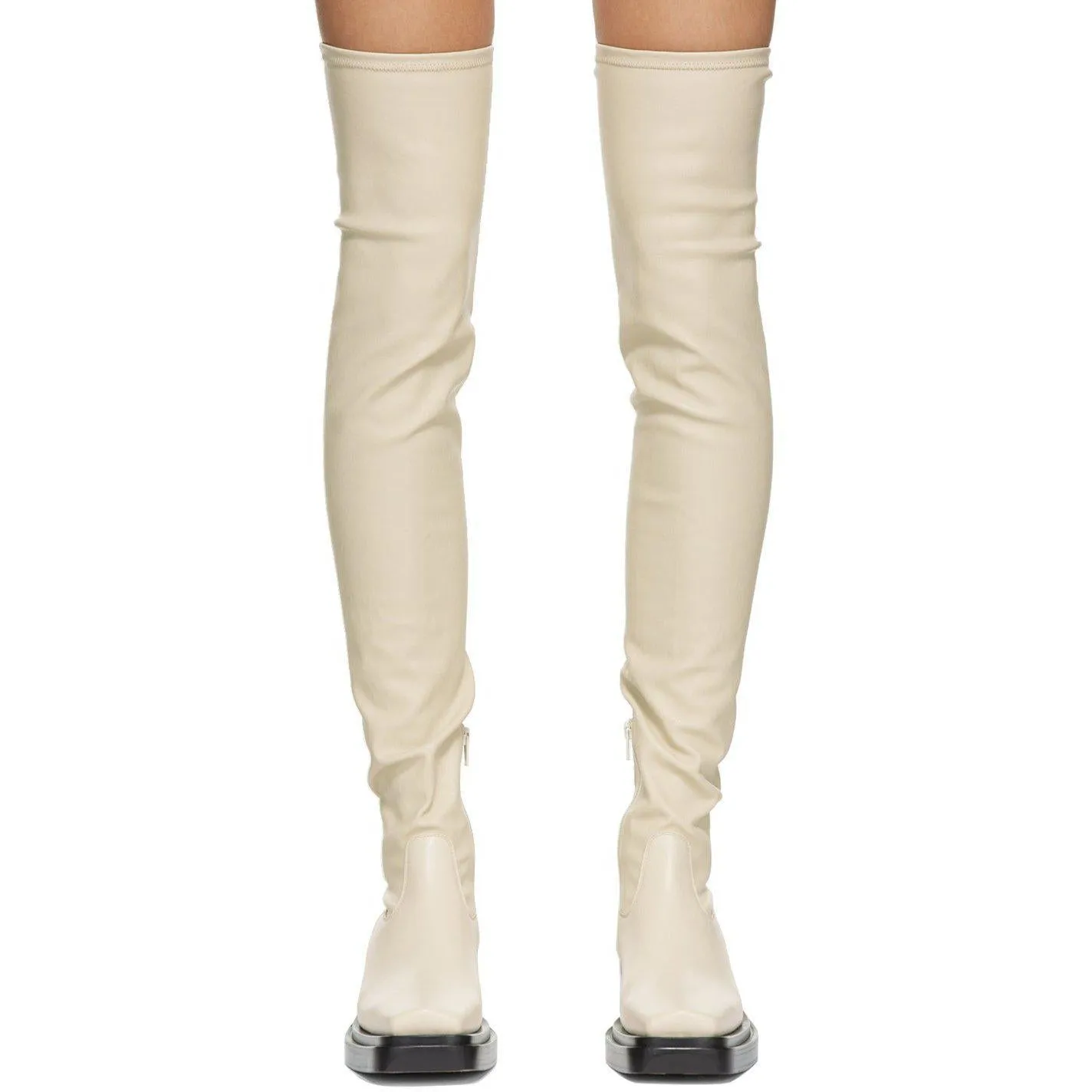 Bottega Veneta Off-White 'The Lean' Tall Boots