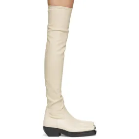 Bottega Veneta Off-White 'The Lean' Tall Boots
