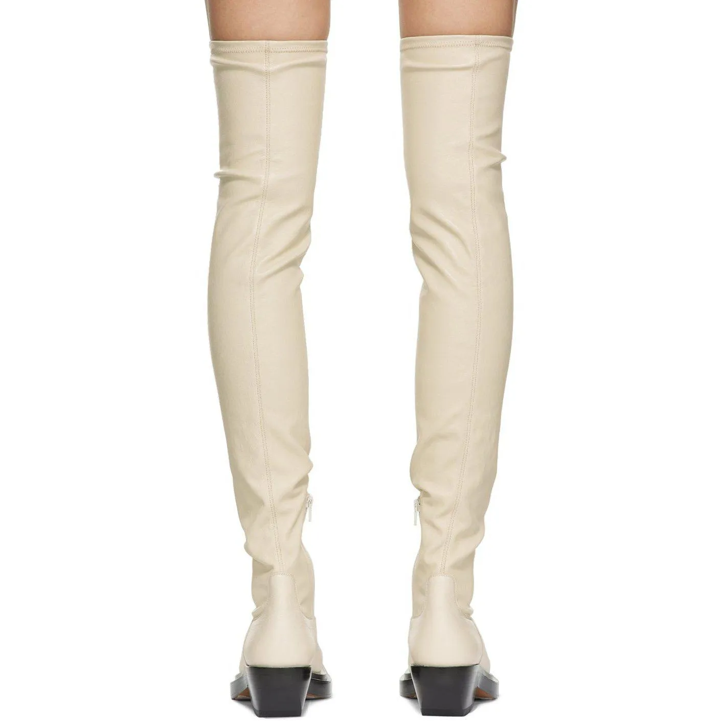 Bottega Veneta Off-White 'The Lean' Tall Boots