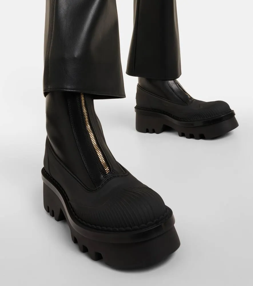Chloe Raina leather ankle boots