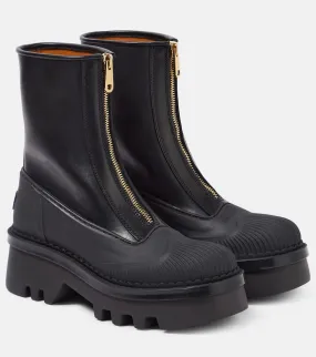 Chloe Raina leather ankle boots