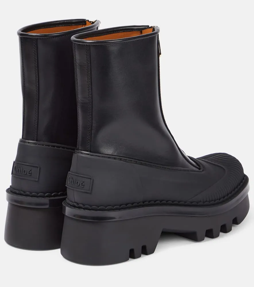 Chloe Raina leather ankle boots