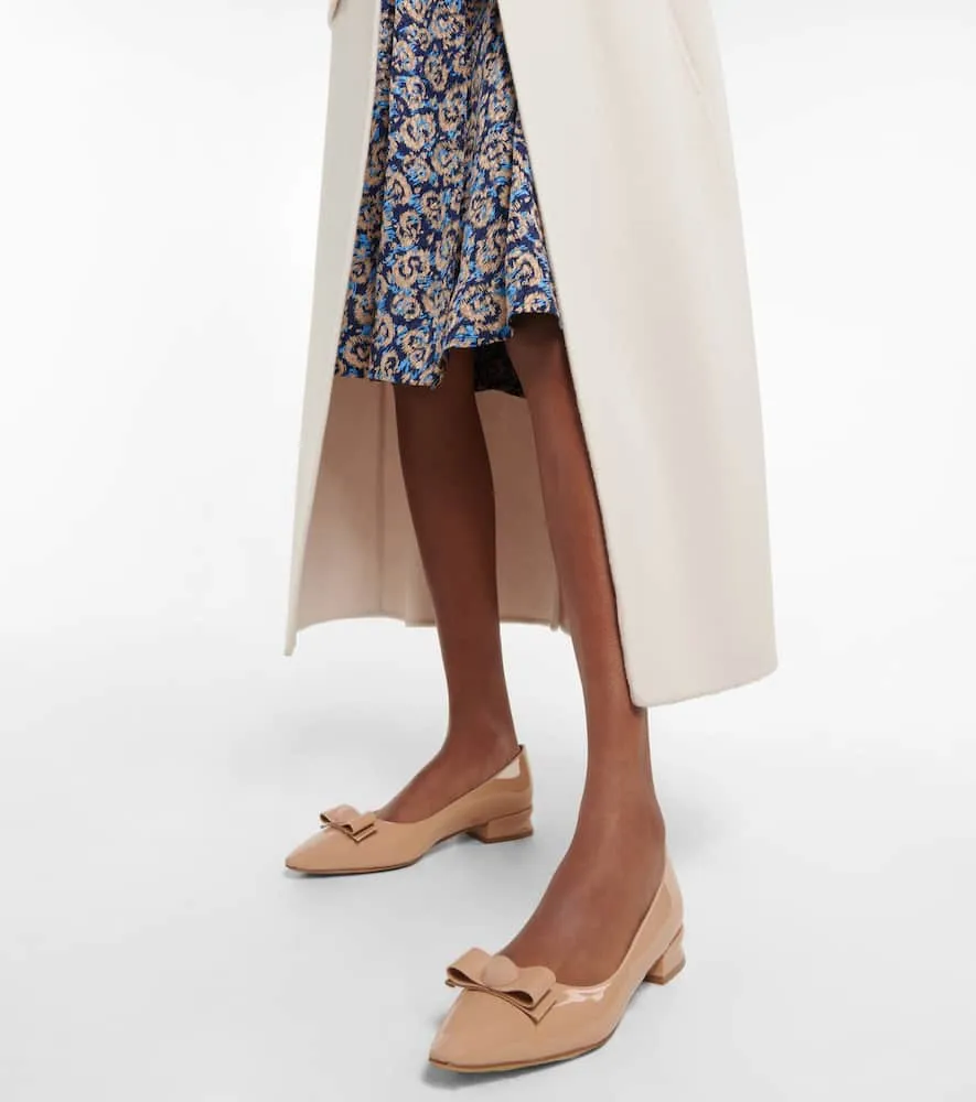 Ferragamo Katrin patent leather ballet flats