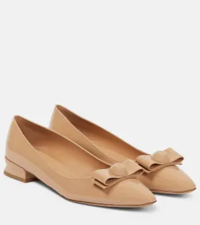 Ferragamo Katrin patent leather ballet flats