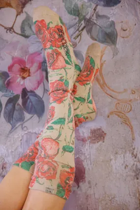 FLORAL OTK SOCKS - SOCKS 153