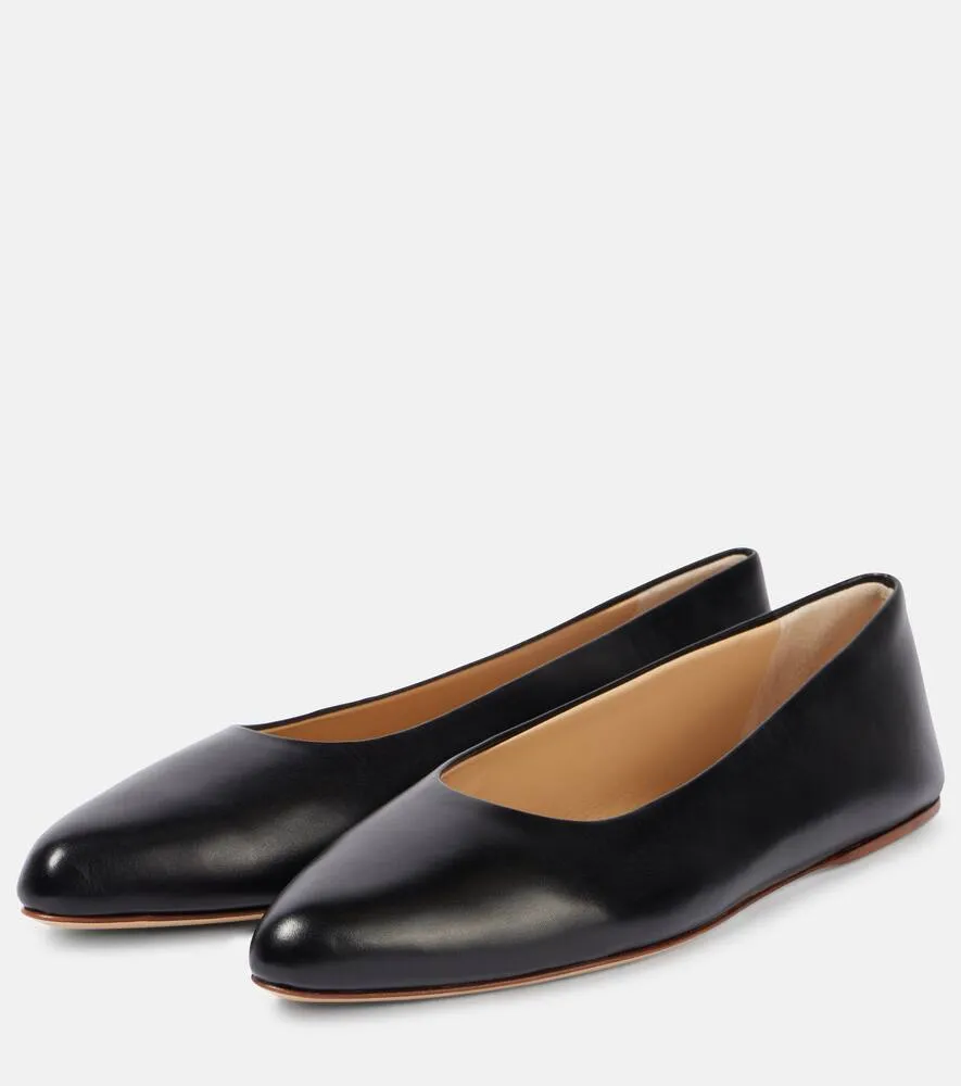 Gabriela Hearst Andre leather ballet flats