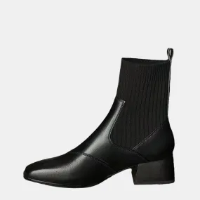 Hebe Knitted Chelsea  Boots