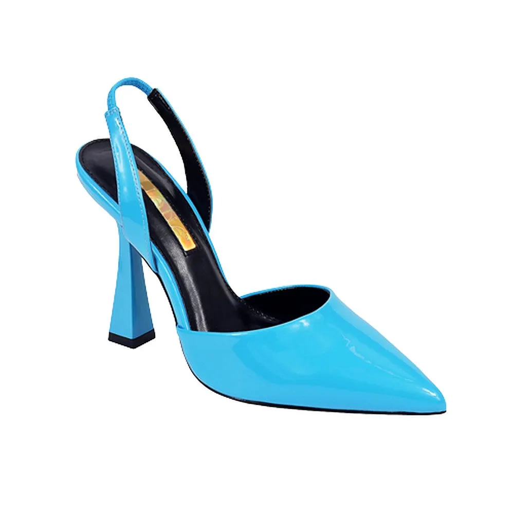 Liliana Maeve-1 Women's Pointed Toe Ankle Strap High Heel Pumps Shoes
