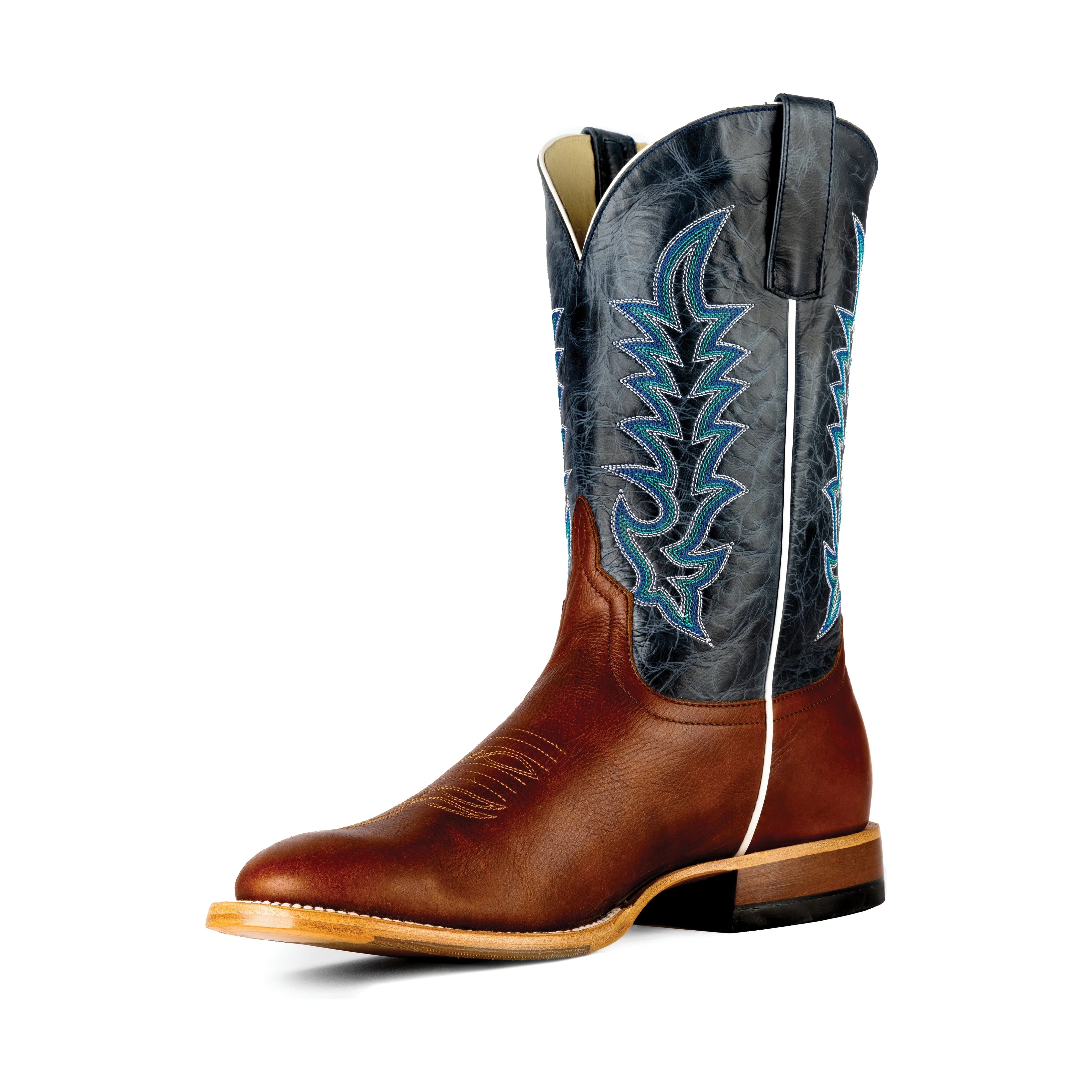 Men's Top Hand Cognac Belton with Navy Rex Goat Top HP6011