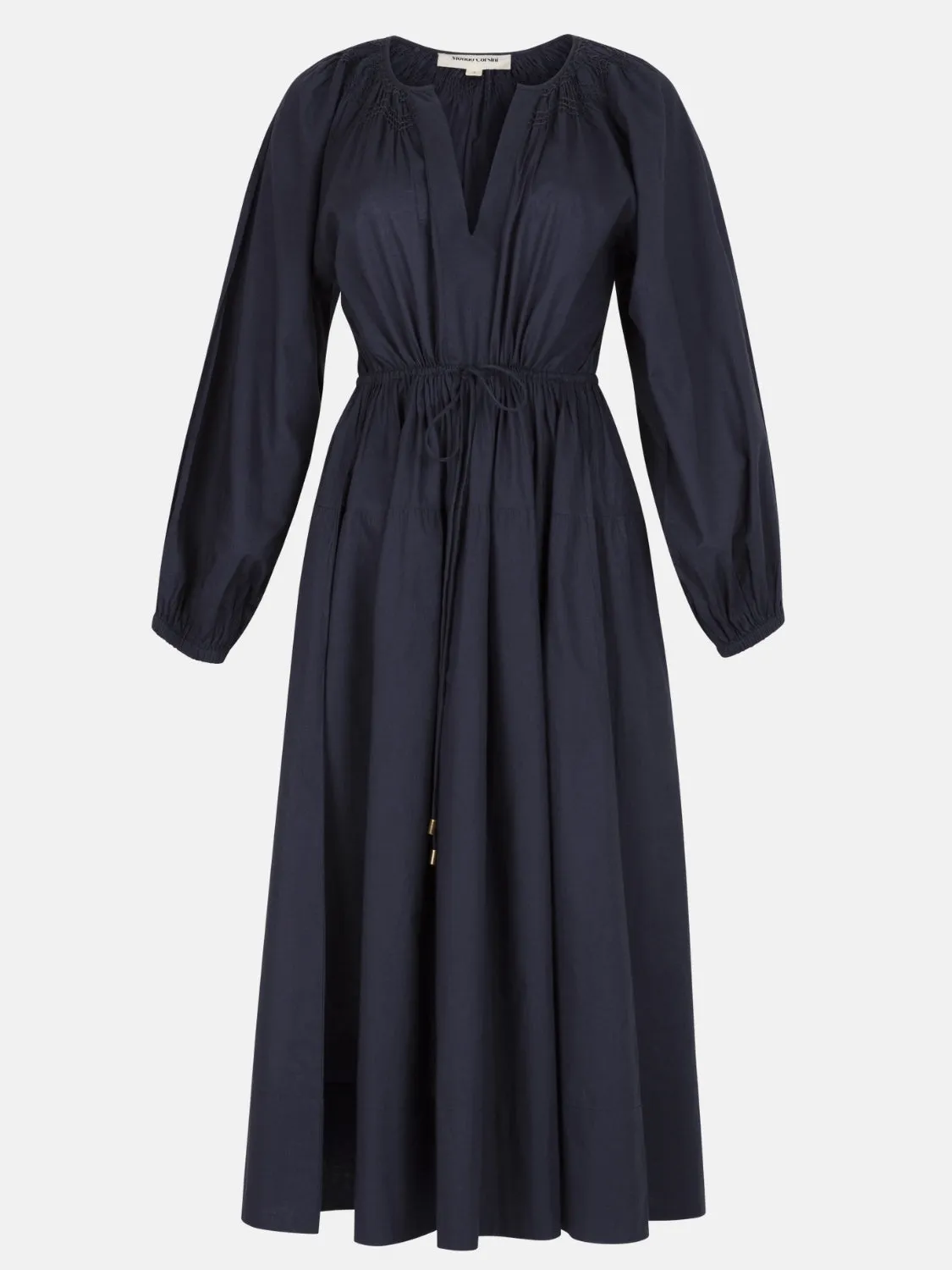Midnight Cotton Dress