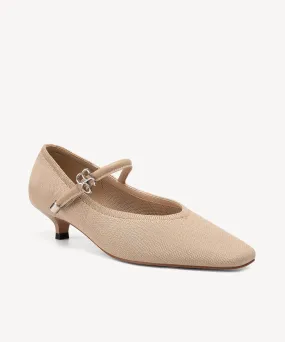 Minimalist Kitten Heeled Pumps