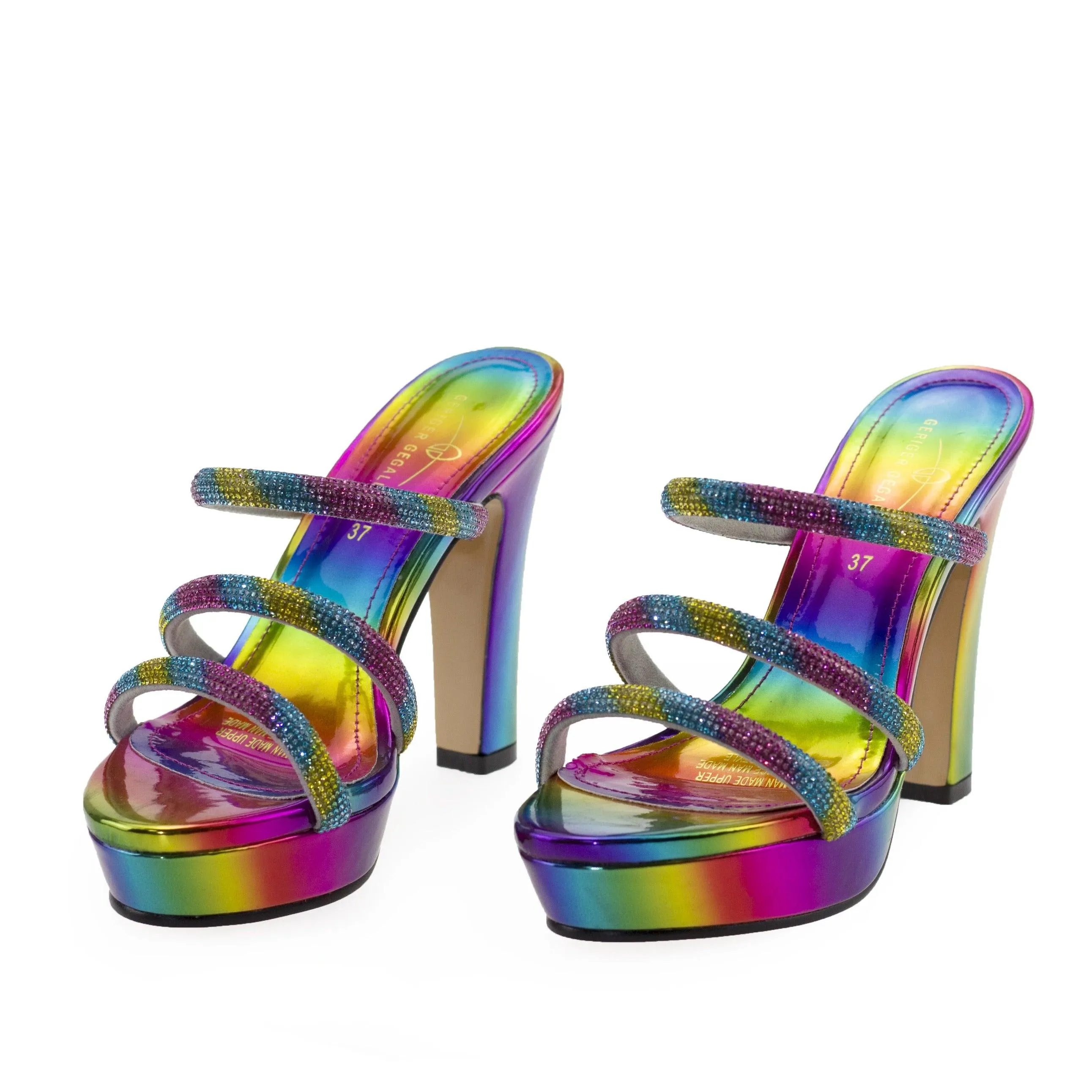 Rhinestone woman’s pumps shoe