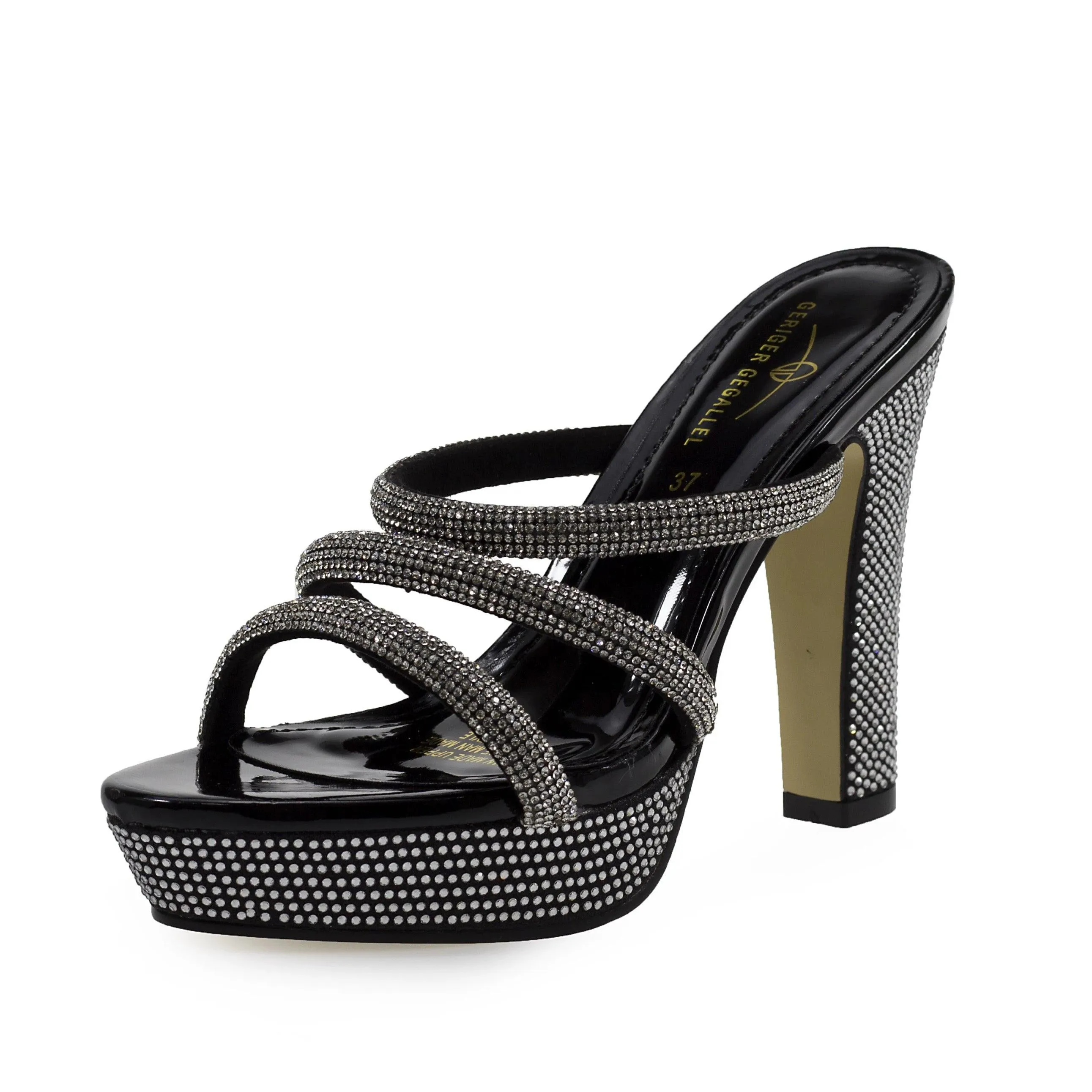 Rhinestone woman’s pumps shoe
