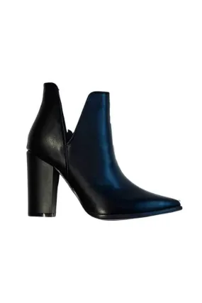 V Cut Heel Boots