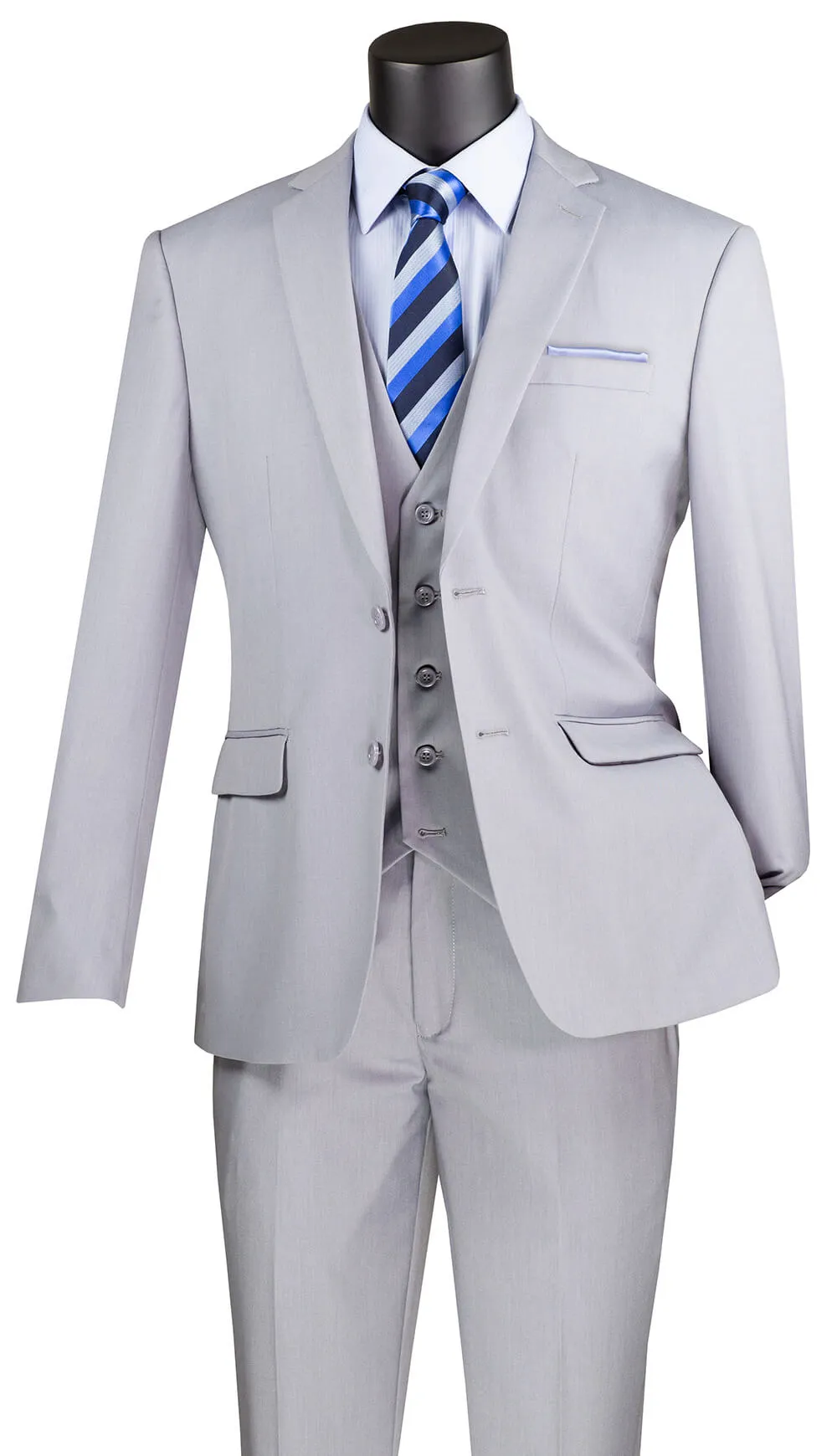 Vinci Suit SV2900-Lt. Grey