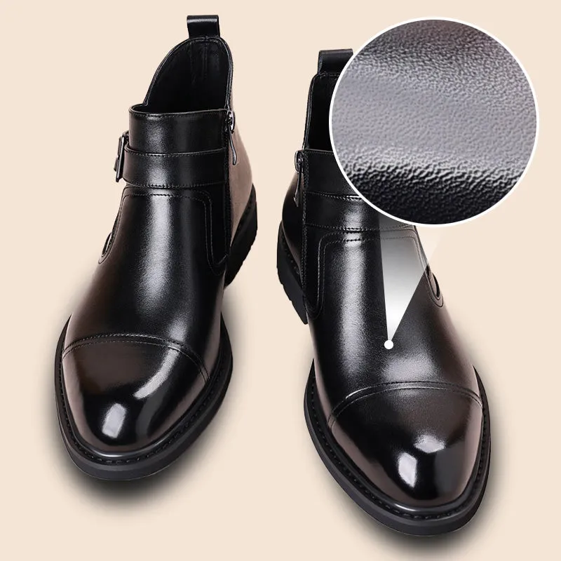 ❄️Winter Specials❄️ Men’s Vintage Italian Handmade Customized Leather Boots🔥🔥
