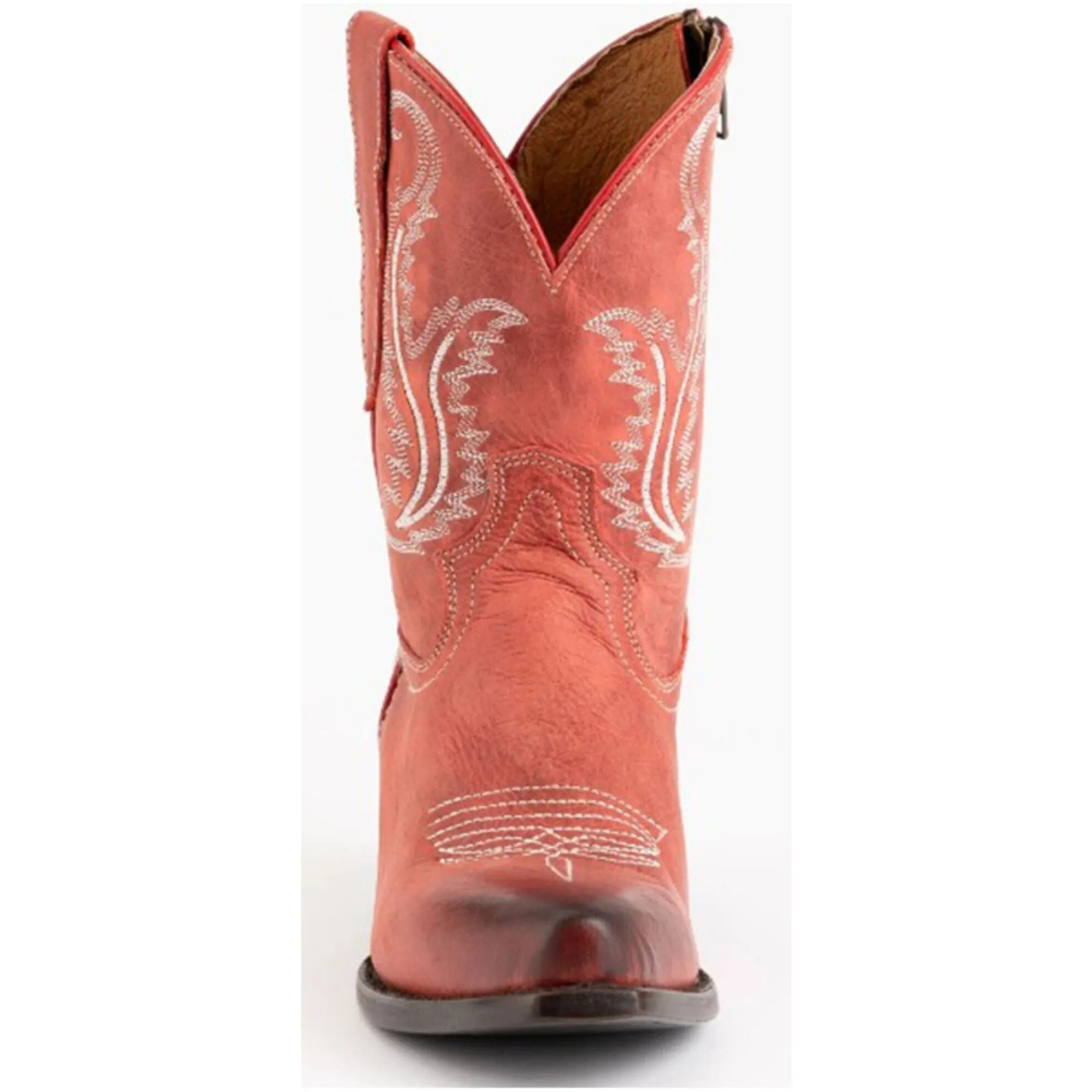 Women's Ferrini Red Snip Toe Boots 62311220
