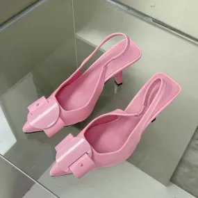 Women's High Heels Pointed Toe Slingback Sandals | Pumps Shoes